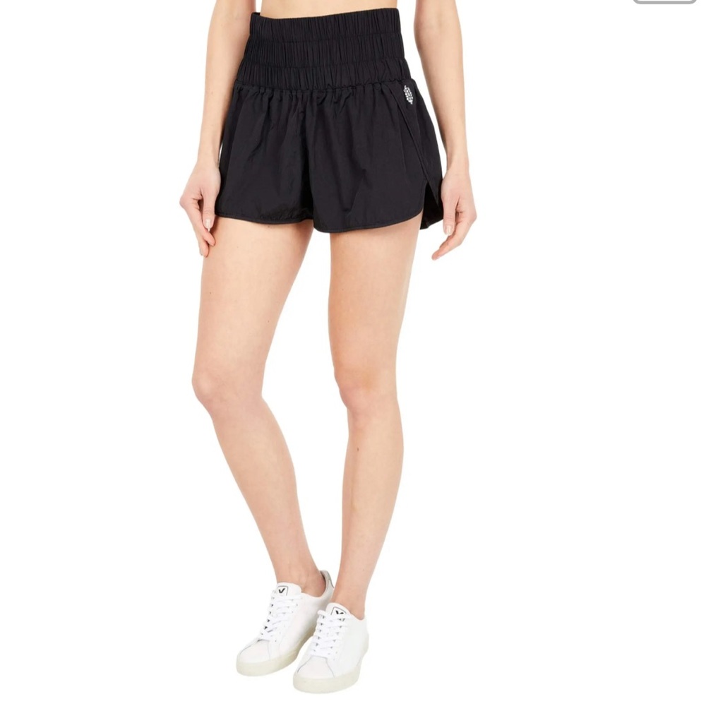 Free People Movement Black Shorts
